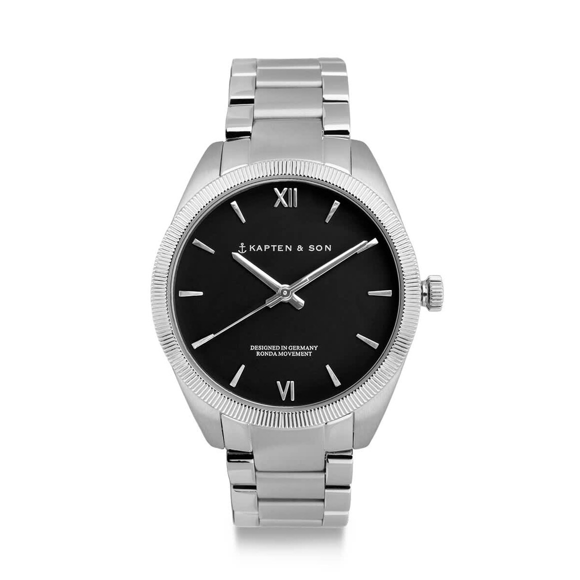 Kpten & Son Crush Silver Black Steel